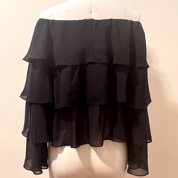 New Zara ruffled on-off shoulder top - Size S - Picture 5 of 5